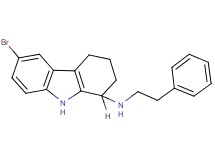 6-bromo-N-(2-phenylethyl)-2,3,4,9-tetrahydro-1H-carbazol-1-amine hydrochloride