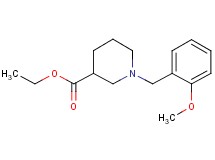 ethyl 1-(2-methoxybenzyl)-3-piperidinecarboxylate