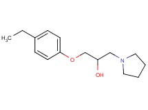 1-(4-ethylphenoxy)-3-(1-pyrrolidinyl)-2-propanol hydrochloride