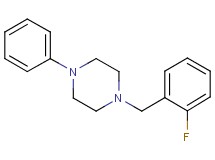 1-(2-fluorobenzyl)-4-phenylpiperazine