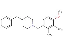 4-benzyl-1-(4-methoxy-2,3-dimethylbenzyl)piperidine