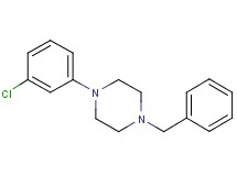 1-benzyl-4-(3-chlorophenyl)piperazine