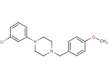 1-(3-chlorophenyl)-4-(4-methoxybenzyl)piperazine oxalate
