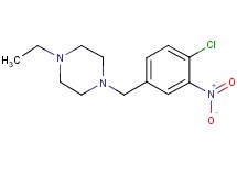 1-(4-chloro-3-nitrobenzyl)-4-ethylpiperazine