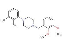 1-(2,3-dimethoxybenzyl)-4-(2,3-dimethylphenyl)piperazine
