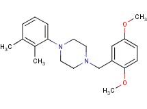 1-(2,5-dimethoxybenzyl)-4-(2,3-dimethylphenyl)piperazine