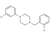 1-(2-chlorobenzyl)-4-(3-chlorophenyl)piperazine