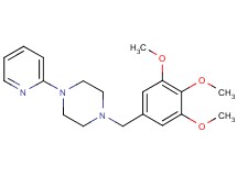 1-(2-pyridinyl)-4-(3,4,5-trimethoxybenzyl)piperazine