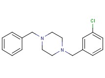 1-benzyl-4-(3-chlorobenzyl)piperazine