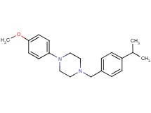 1-(4-isopropylbenzyl)-4-(4-methoxyphenyl)piperazine