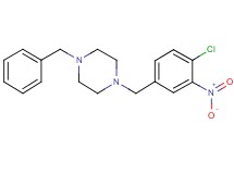 1-benzyl-4-(4-chloro-3-nitrobenzyl)piperazine