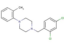 1-(2,4-dichlorobenzyl)-4-(2-methylphenyl)piperazine