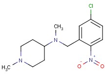 N-(5-chloro-2-nitrobenzyl)-N,1-dimethyl-4-piperidinamine