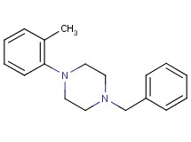 1-benzyl-4-(2-methylphenyl)piperazine