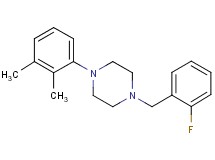1-(2,3-dimethylphenyl)-4-(2-fluorobenzyl)piperazine