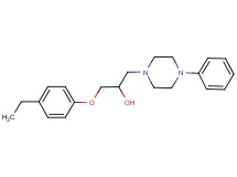 1-(4-ethylphenoxy)-3-(4-phenyl-1-piperazinyl)-2-propanol dihydrochloride