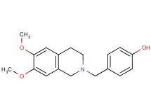 4-[(6,7-dimethoxy-3,4-dihydro-2(1H)-isoquinolinyl)methyl]phenol
