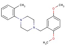 1-(2,5-dimethoxybenzyl)-4-(2-methylphenyl)piperazine
