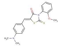 5-[4-(dimethylamino)benzylidene]-3-(2-methoxyphenyl)-2-thioxo-1,3-thiazolidin-4-one