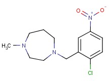1-(2-chloro-5-nitrobenzyl)-4-methyl-1,4-diazepane
