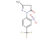 5-methyl-2-[2-nitro-4-(trifluoromethyl)phenyl]-2,4-dihydro-3H-pyrazol-3-one