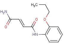 N-(2-propoxyphenyl)-2-butenediamide