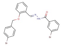 3-bromo-N'-{2-[(4-bromobenzyl)oxy]benzylidene}benzohydrazide