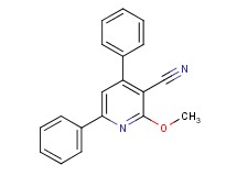 2-methoxy-4,6-diphenylnicotinonitrile
