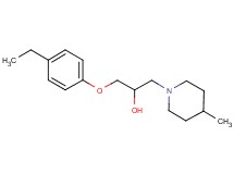 1-(4-ethylphenoxy)-3-(4-methyl-1-piperidinyl)-2-propanol hydrochloride