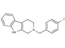 2-(4-fluorobenzyl)-2,3,4,9-tetrahydro-1H-beta-carboline