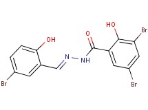 3,5-dibromo-N'-(5-bromo-2-hydroxybenzylidene)-2-hydroxybenzohydrazide