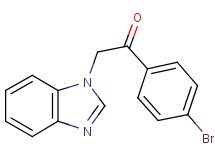 2-(1H-benzimidazol-1-yl)-1-(4-bromophenyl)ethanone