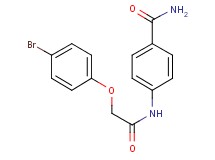 4-{[(4-bromophenoxy)acetyl]amino}benzamide