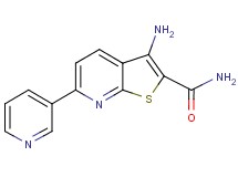 3-amino-6-(3-pyridinyl)thieno[2,3-b]pyridine-2-carboxamide