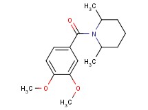 1-(3,4-dimethoxybenzoyl)-2,6-dimethylpiperidine