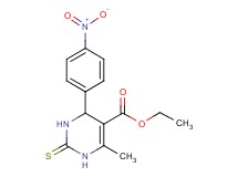 ethyl 6-methyl-4-(4-nitrophenyl)-2-thioxo-1,2,3,4-tetrahydro-5-pyrimidinecarboxylate