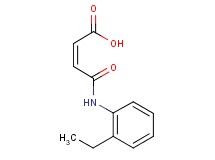 4-[(2-ethylphenyl)amino]-4-oxo-2-butenoic acid
