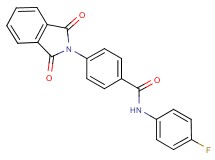 4-(1,3-dioxo-1,3-dihydro-2H-isoindol-2-yl)-N-(4-fluorophenyl)benzamide