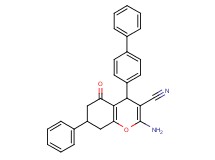 2-amino-4-(4-biphenylyl)-5-oxo-7-phenyl-5,6,7,8-tetrahydro-4H-chromene-3-carbonitrile