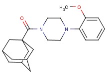 1-(1-adamantylcarbonyl)-4-(2-methoxyphenyl)piperazine
