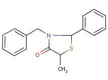 3-benzyl-5-methyl-2-phenyl-1,3-thiazolidin-4-one