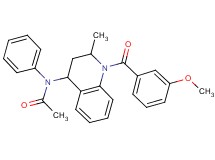 N-[1-(3-methoxybenzoyl)-2-methyl-1,2,3,4-tetrahydro-4-quinolinyl]-N-phenylacetamide