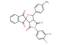 5-(3-chloro-4-fluorophenyl)-3-(4-methylphenyl)-3a,6a-dihydrospiro[furo[3,4-c]pyrrole-1,2'-indene]-1',3',4,6(3H,5H)-tetrone