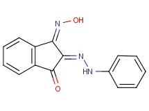 1H-indene-1,2,3-trione 2-(phenylhydrazone) 1-oxime