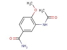 3-(acetylamino)-4-methoxybenzamide