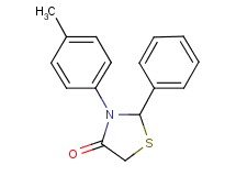 3-(4-methylphenyl)-2-phenyl-1,3-thiazolidin-4-one