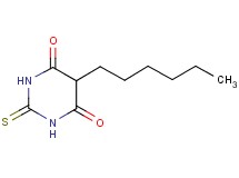 5-hexyl-2-thioxodihydro-4,6(1H,5H)-pyrimidinedione
