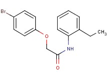 2-(4-bromophenoxy)-N-(2-ethylphenyl)acetamide