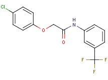 2-(4-chlorophenoxy)-N-[3-(trifluoromethyl)phenyl]acetamide