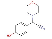 (4-hydroxyphenyl)(4-morpholinyl)acetonitrile